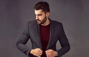 Men's Dark Grey Suit