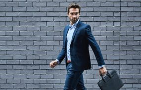 Dark Blue Office Suit