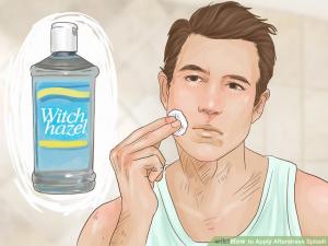 How you can use aftershave without shaving