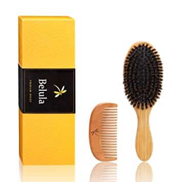 Belula Natural Boar Bristle Hair Brush